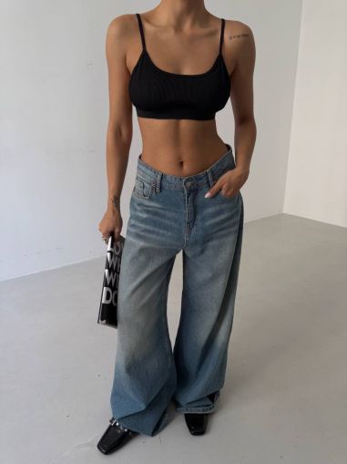 Кроп топ Bambi Black