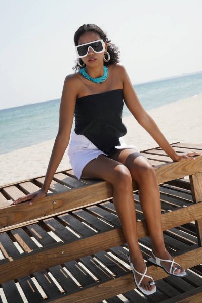 Дънков топ Klara Black