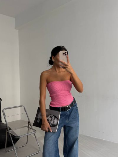 Кроп топ Shery Pink